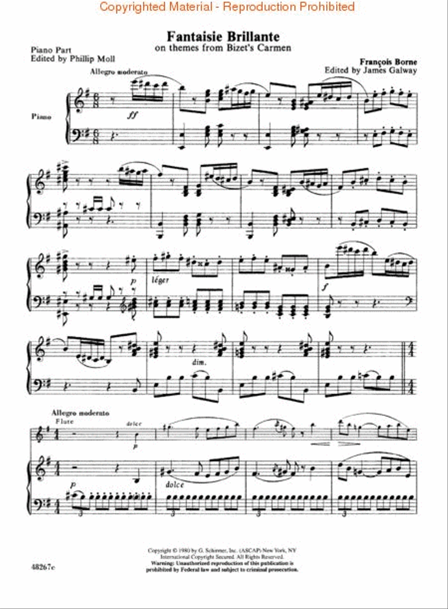 Fantaisie Brilliante Flute Solo scores gallery preview page 3