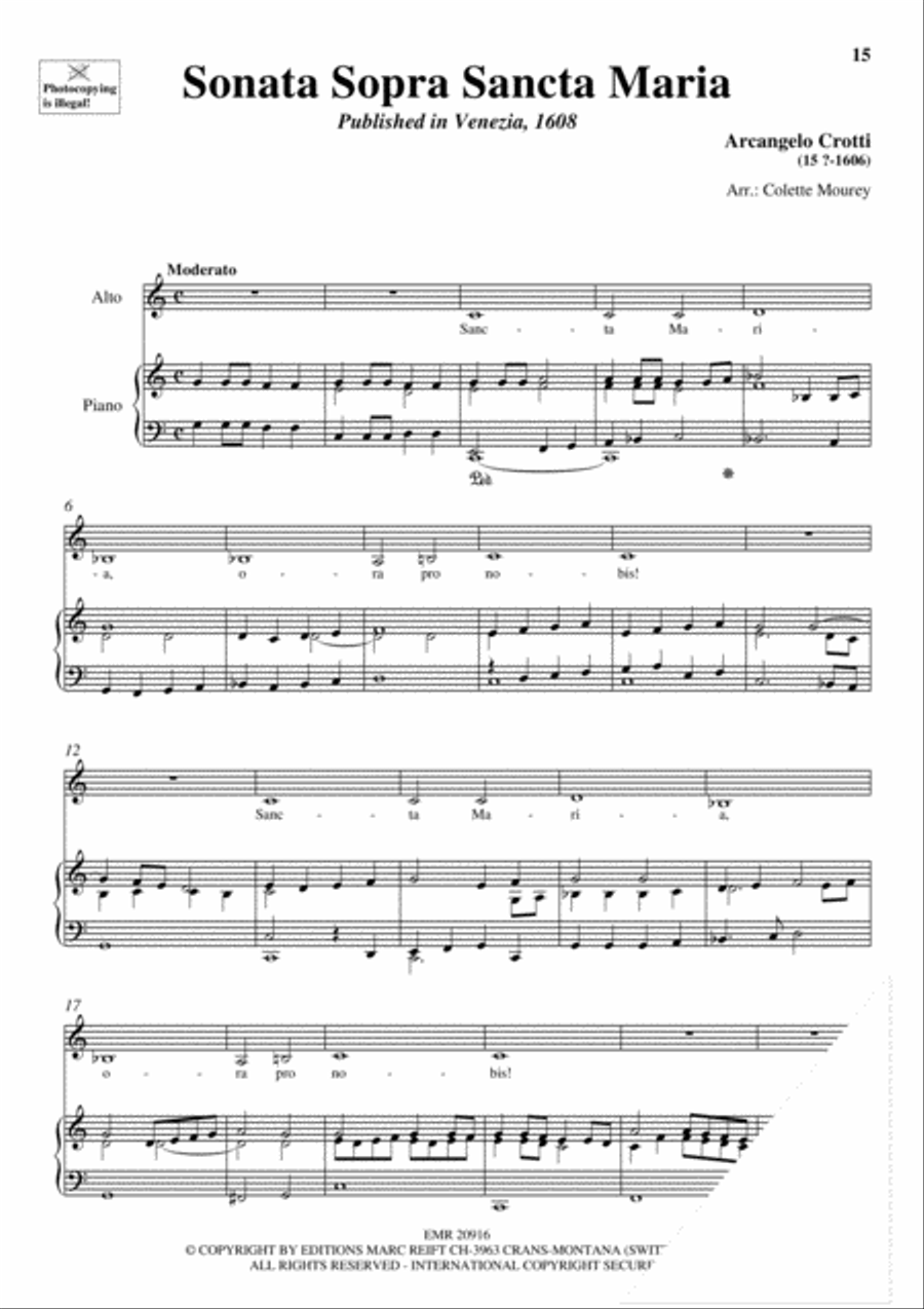 100 Ave Maria Volume 3 Alto Voice scores gallery preview page 8