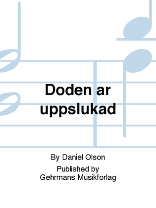 Book cover for Doden ar uppslukad