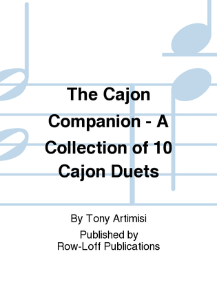 Book cover for The Cajon Companion - A Collection of 10 Cajon Duets / Grades 1 - 3