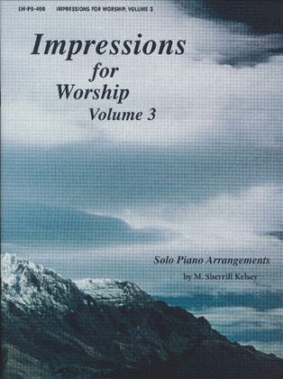 Book cover for Impressions for Worship- Vol. 3