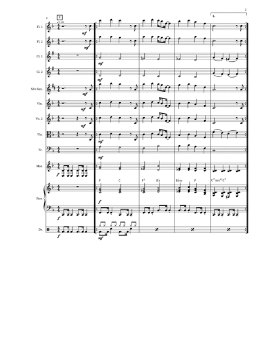 Come On Eileen Large Ensemble scores gallery preview page 2