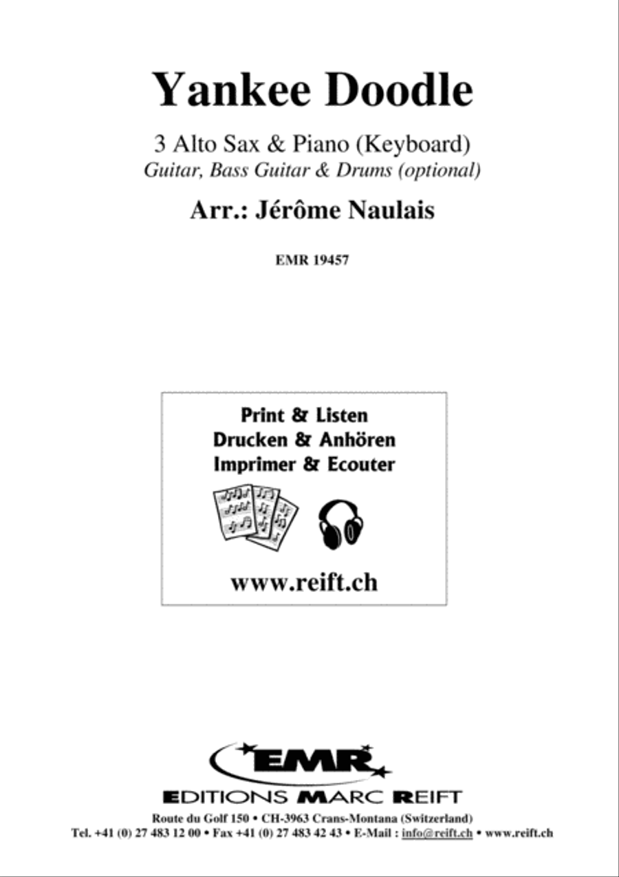 Yankee Doodle Alto Saxophone scores gallery preview page 2