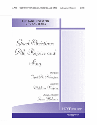 Book cover for Good Christians All, Rejoice and Sing-Digital Download
