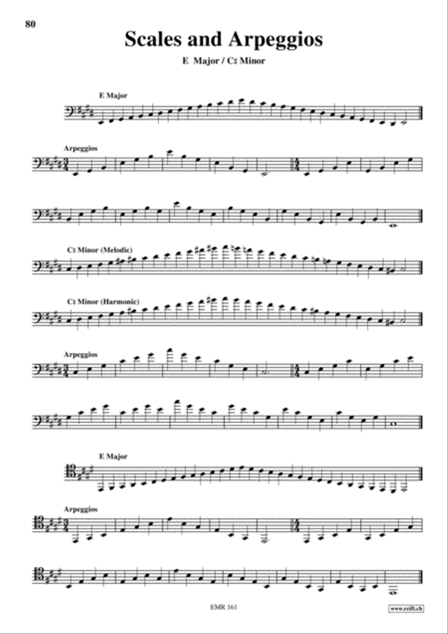 Studies in all Clefs Trombone Solo scores gallery preview page 35