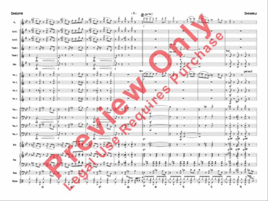Chirimbolo Jazz Ensemble scores gallery preview page 12