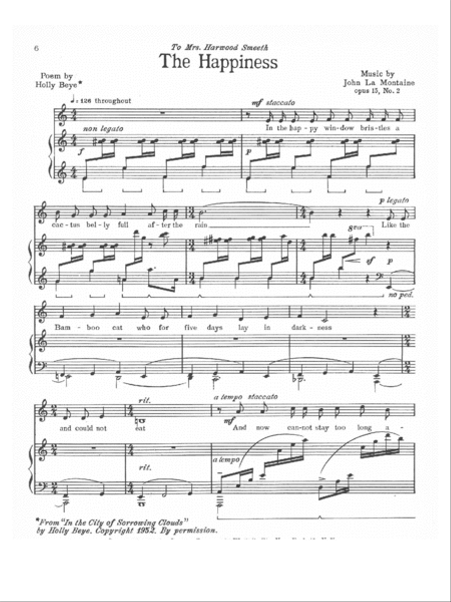 Three Poems of Holly Beye, Op. 15 Voice Solo scores gallery preview page 3