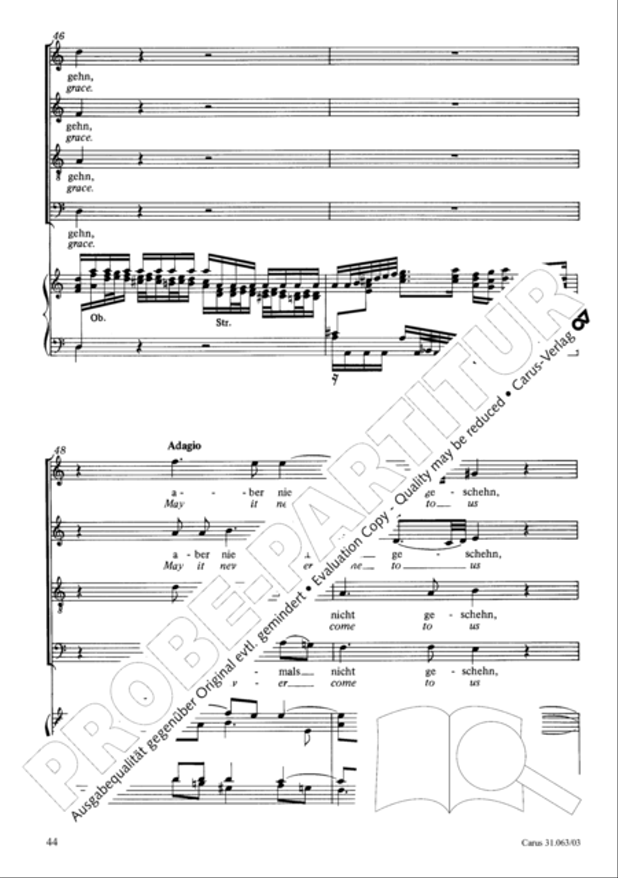 Christians, etch this blessed day (Christen, atzet diesen Tag) 4-Part scores gallery preview page 45