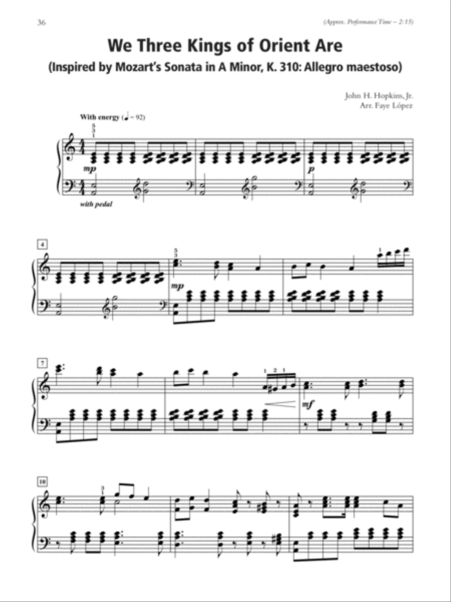 A Classical-Style Christmas Piano Solo scores gallery preview page 6