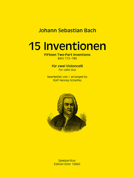 15 Inventionen BWV 772-786 (für zwei Violoncelli)