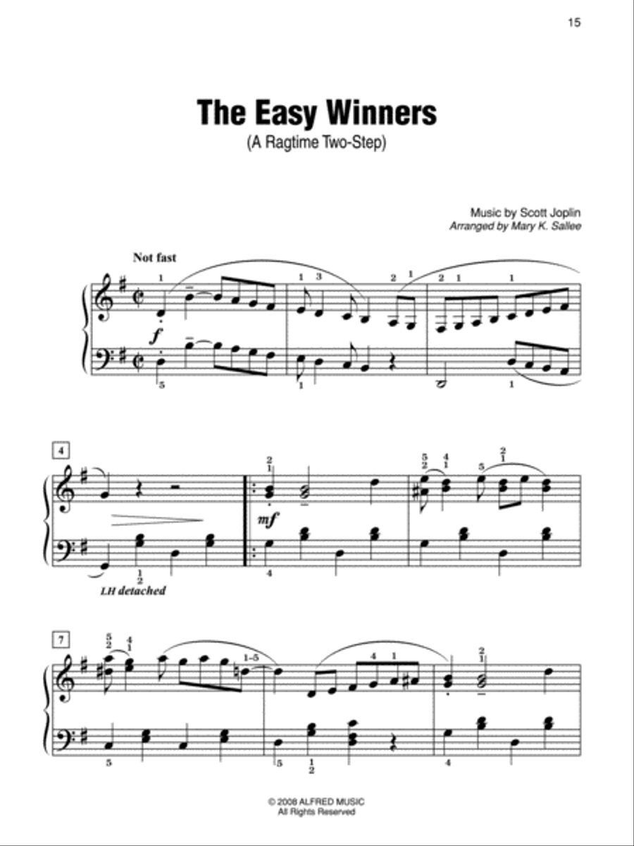 Simply Joplin Easy Piano scores gallery preview page 3