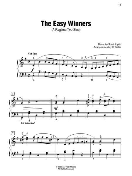 Simply Joplin by Scott Joplin Easy Piano - Sheet Music