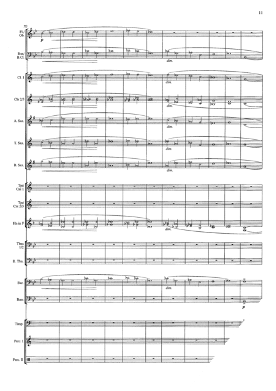 The Great Gate Of Kiev Concert Band scores gallery preview page 12