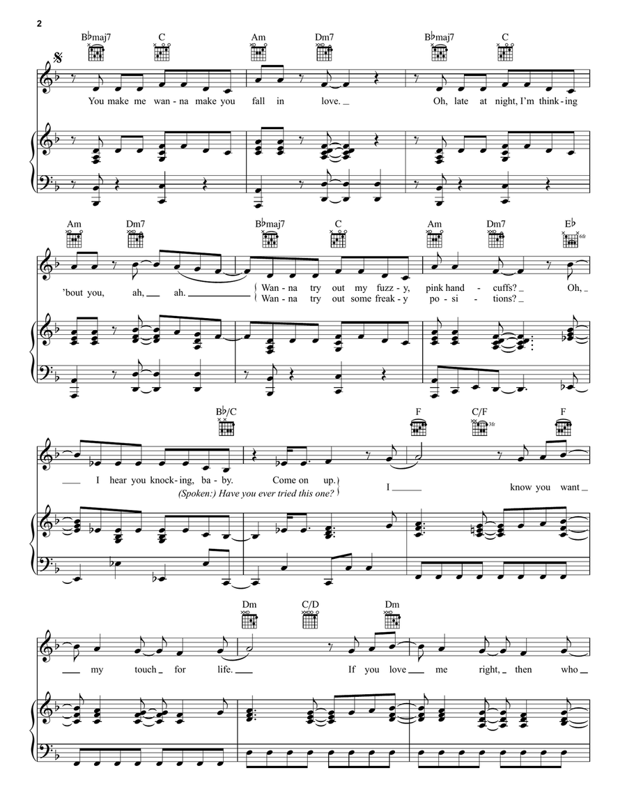 Juno Piano, Vocal, Guitar scores gallery preview page 2