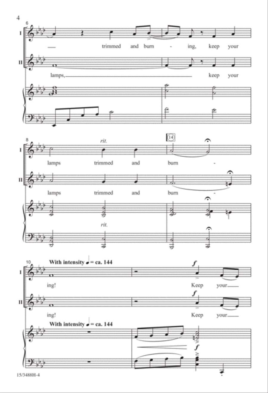 Keep Your Lamps! 2-Part scores gallery preview page 3