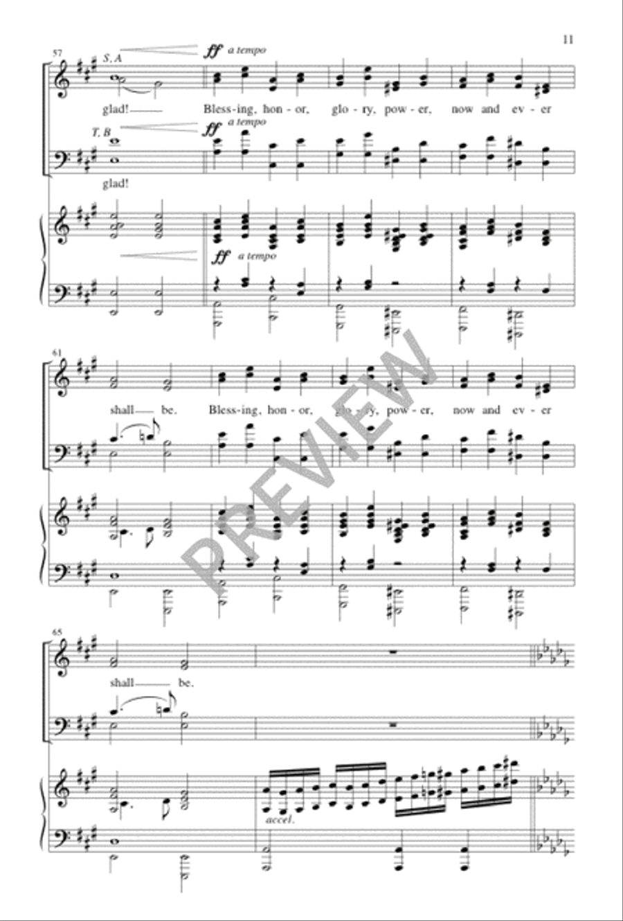 Great and Marvelous Great and Marvelous Choir scores gallery preview page 12