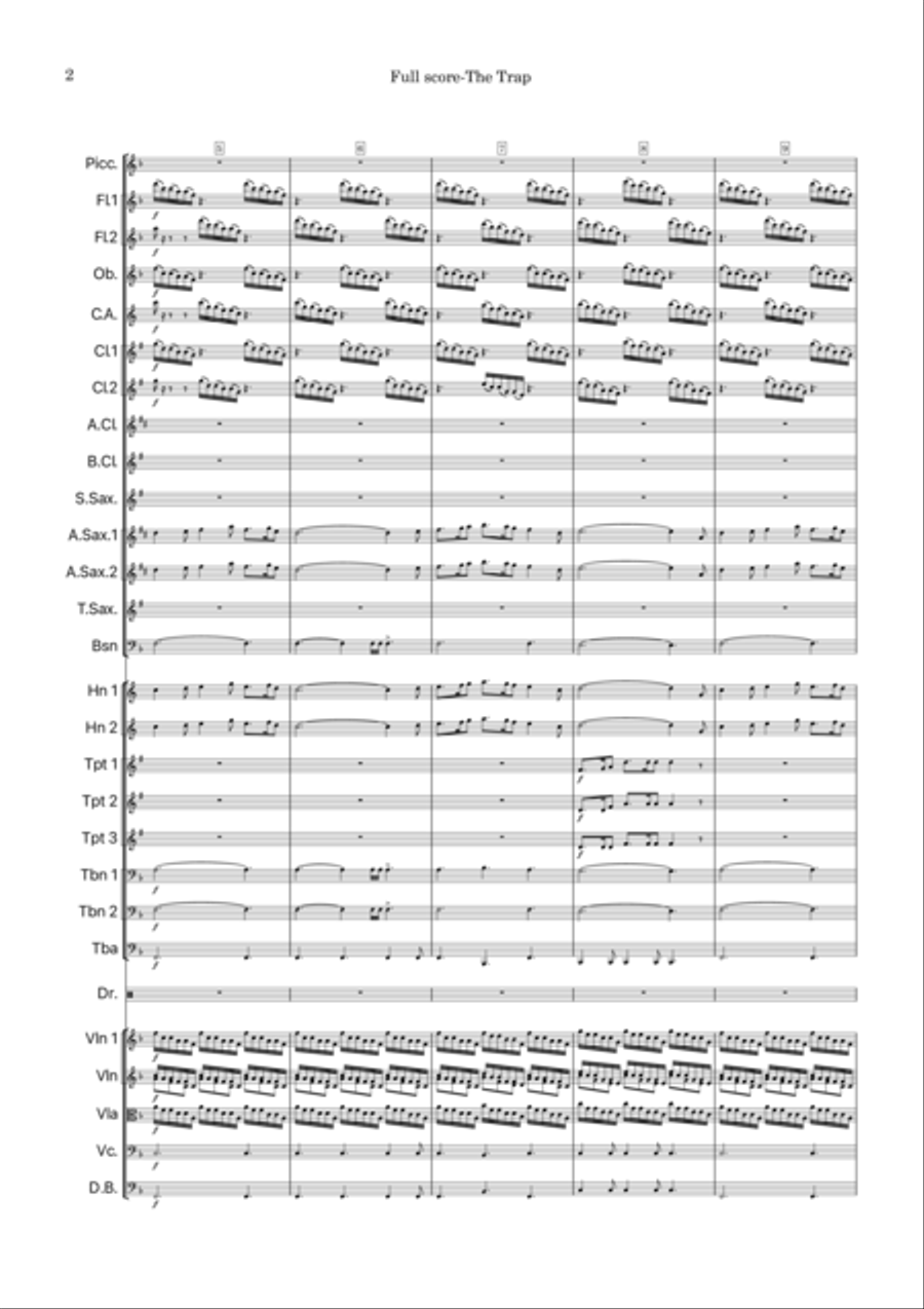 London Marathon Theme Full Orchestra scores gallery preview page 2
