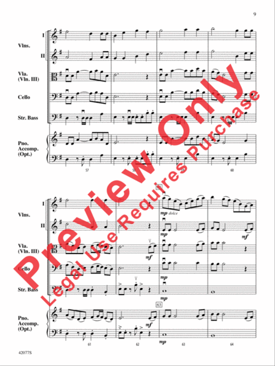 The Explorers String Orchestra scores gallery preview page 10