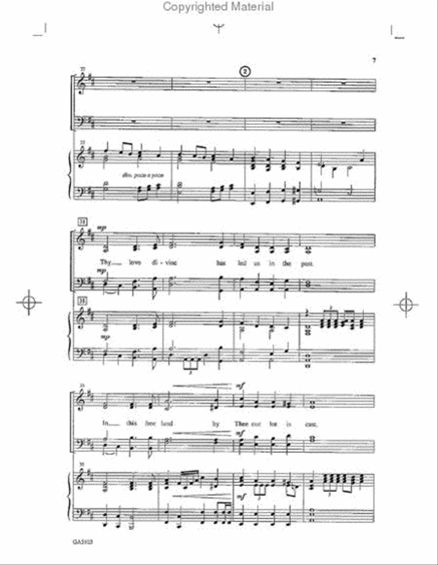 Of Faith and Freedom (Collection) 4-Part scores gallery preview page 7