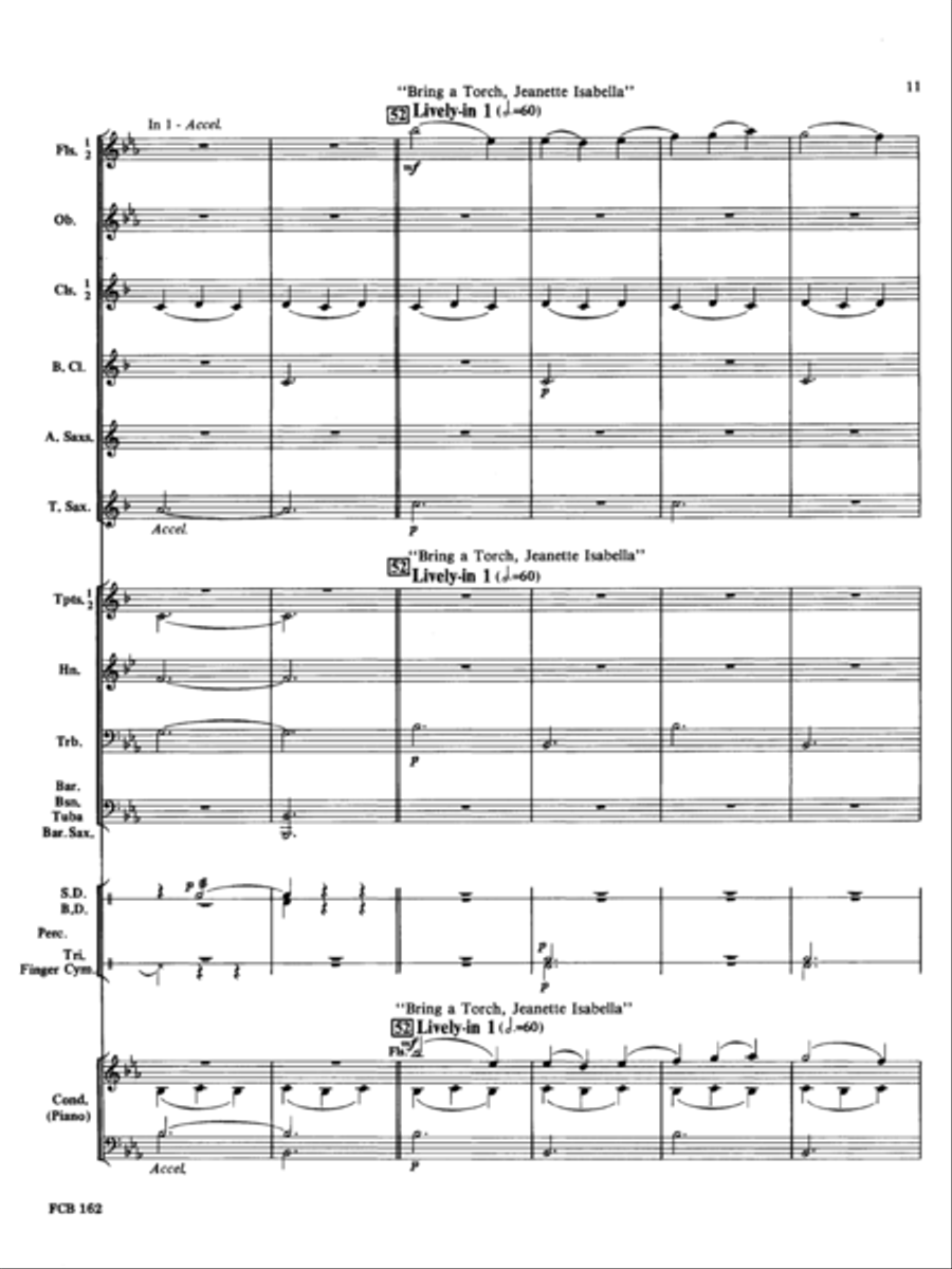 A Yuletide Celebration Concert Band scores gallery preview page 11