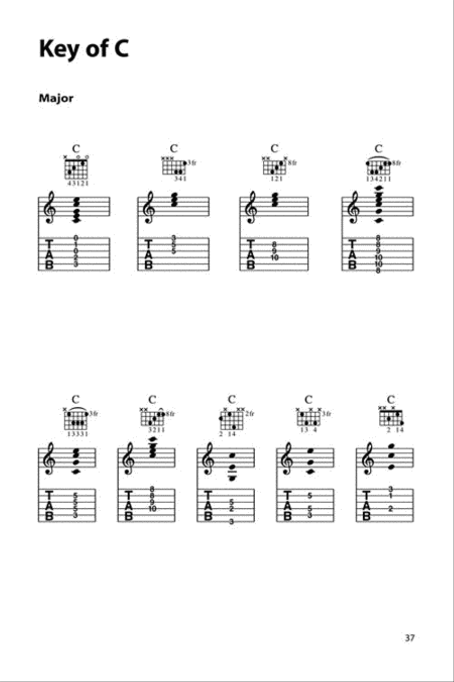 Berklee Rock Guitar Chord Dictionary Electric Guitar scores gallery preview page 4
