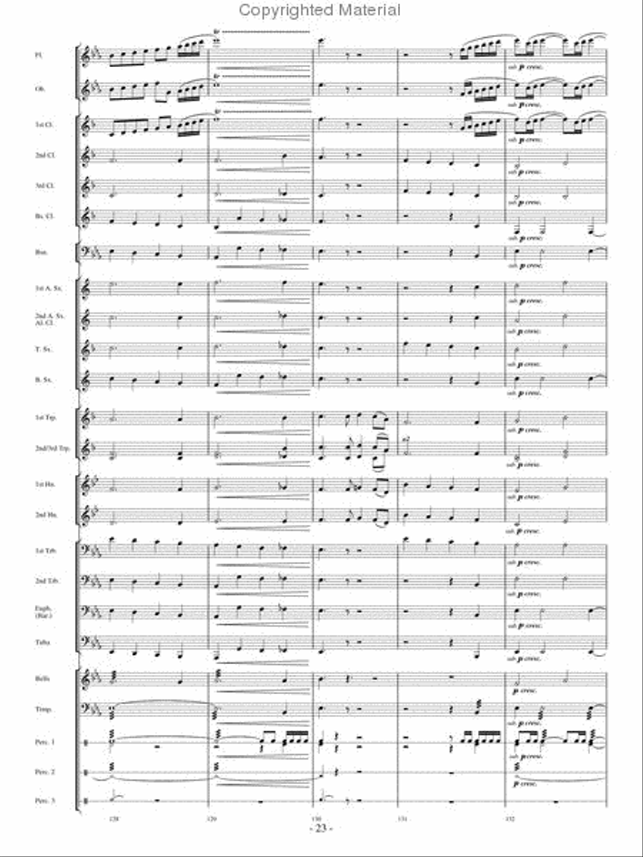 Spirit of the Pioneers Spirit of the Pioneers Concert Band scores gallery preview page 22