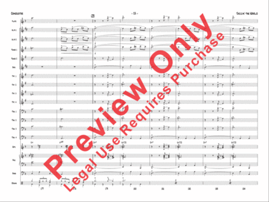 Jazzin' the World Jazz Ensemble scores gallery preview page 26