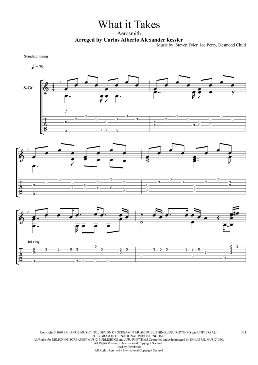 What It Takes Acoustic Guitar scores gallery preview page 2