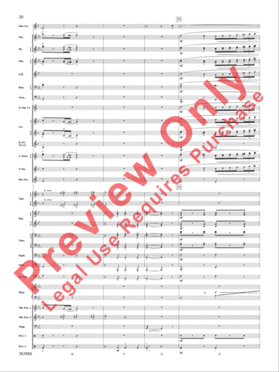 Napoli Napoli Concert Band scores gallery preview page 21