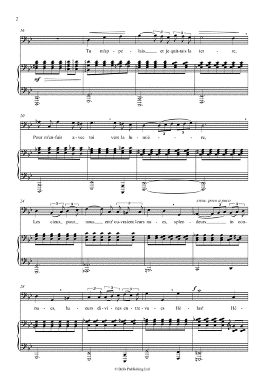 Apres un reve, Op. 7 No. 1 (Original key. D minor)