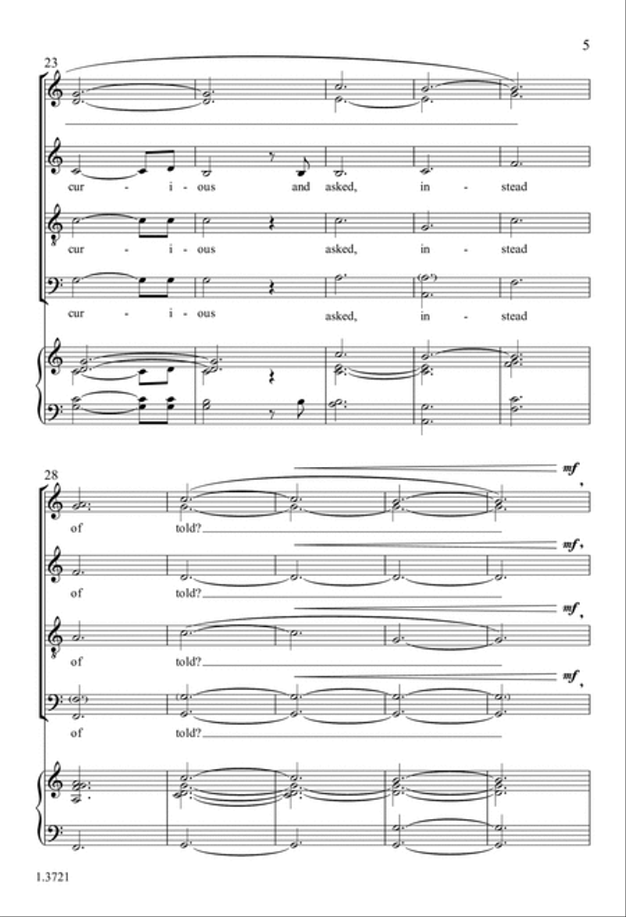 The Chariot (of Curiosity) Divisi scores gallery preview page 5