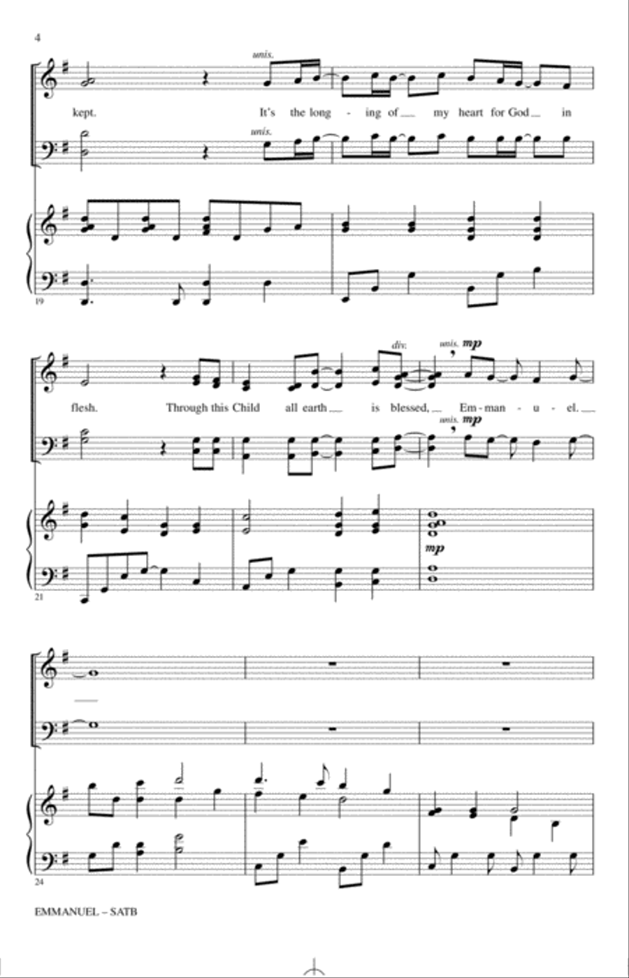 Emmanuel Emmanuel 4-Part scores gallery preview page 3