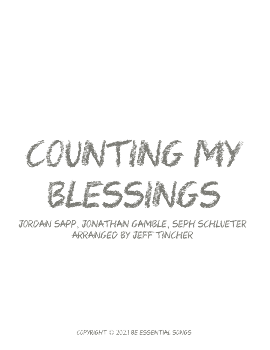 Book cover for Counting My Blessings