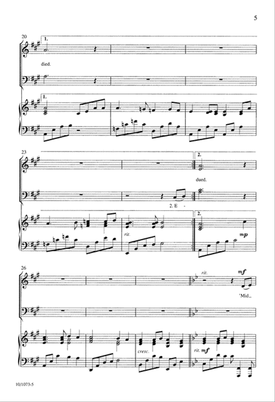 One Foundation One Foundation 4-Part scores gallery preview page 5