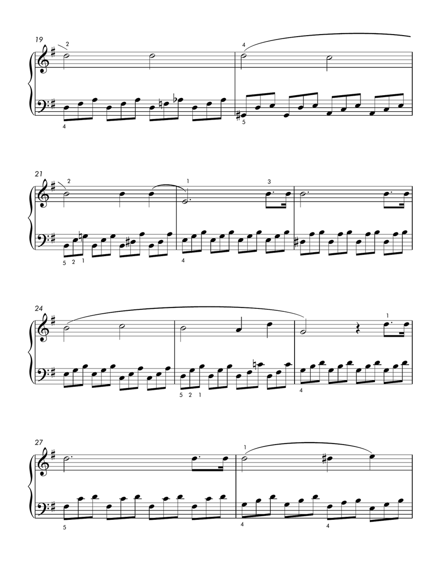 Moonlight Sonata (Intermediate Piano Solo with Music History Lesson) Piano Method scores gallery preview page 4