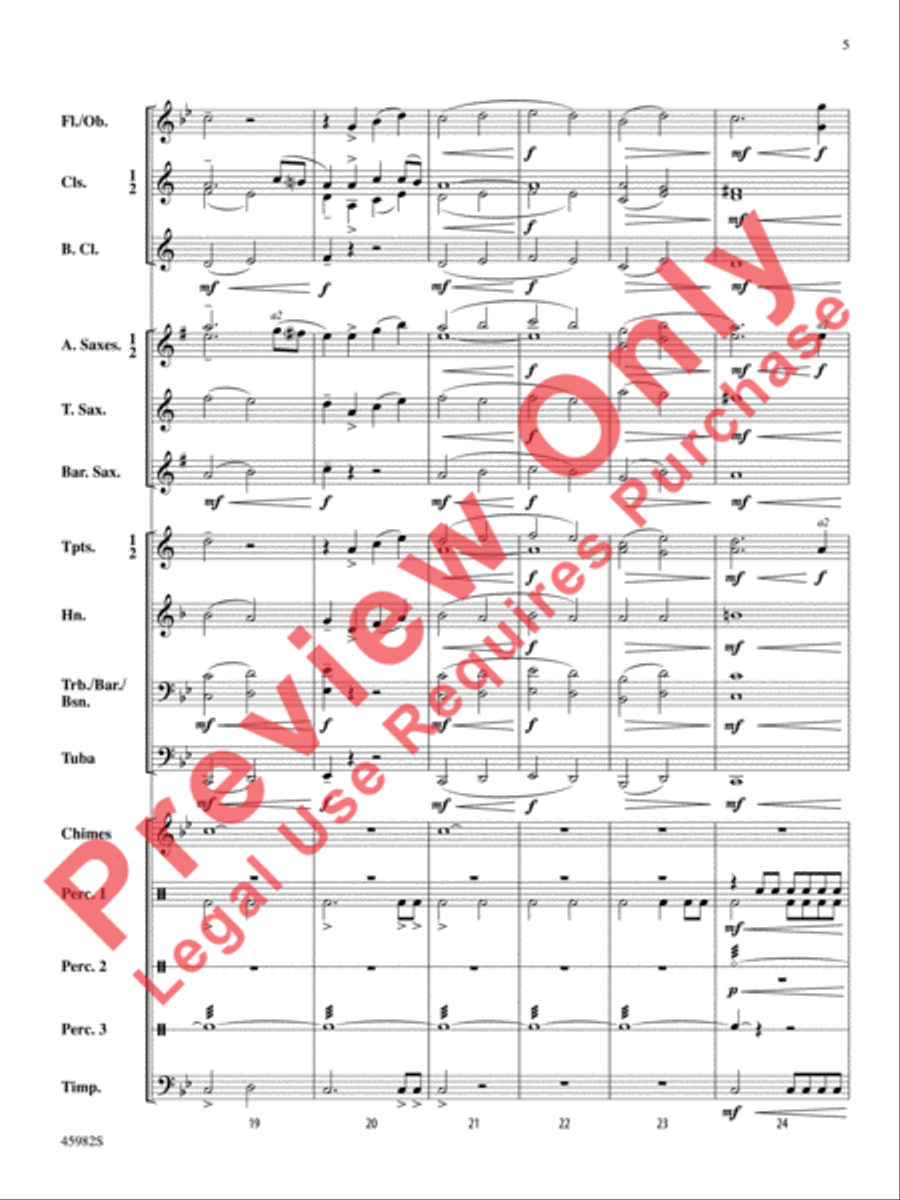 Shipwreck Cove Concert Band scores gallery preview page 6