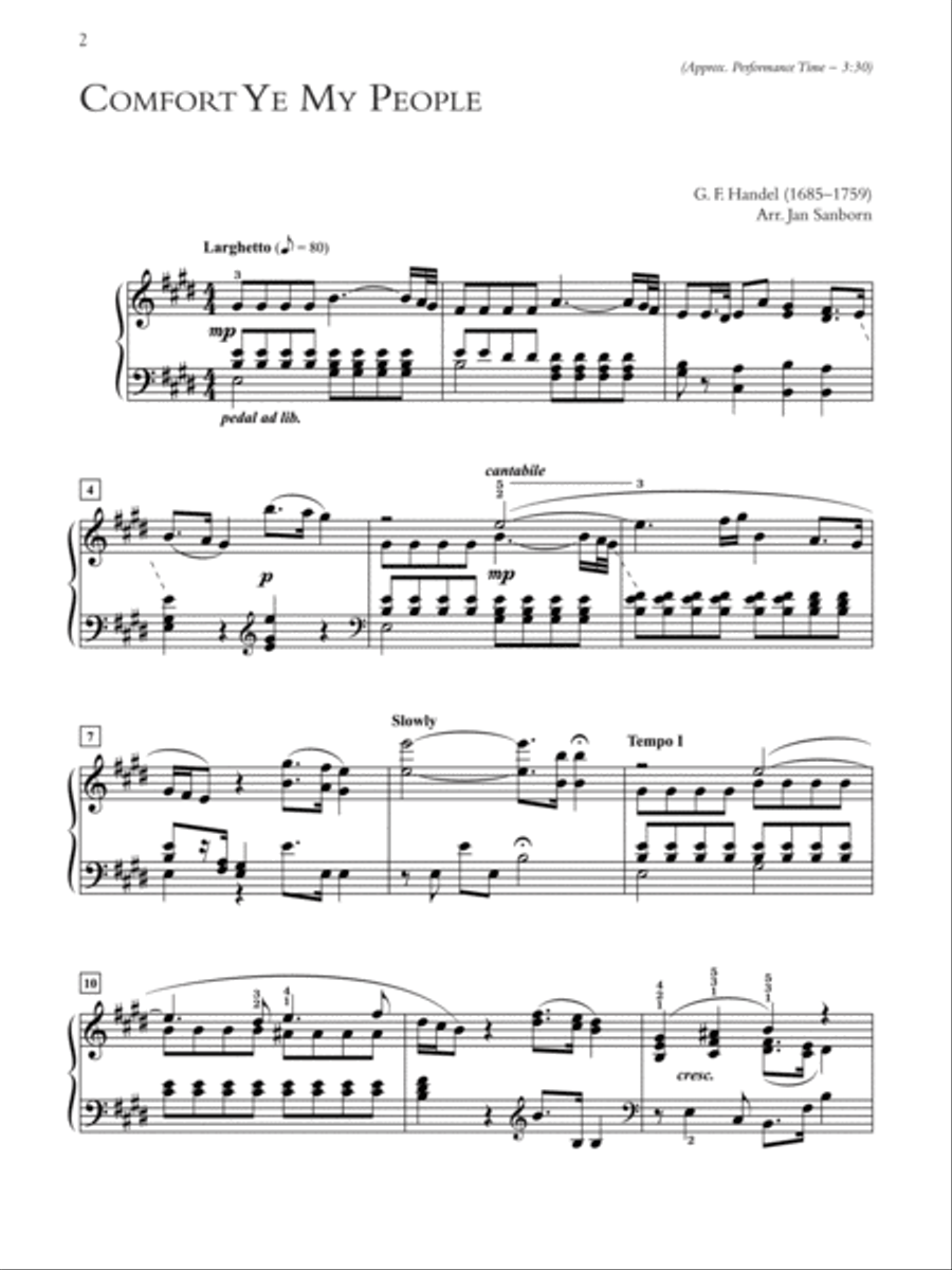 Christmas with Handel's Messiah Piano Solo scores gallery preview page 7