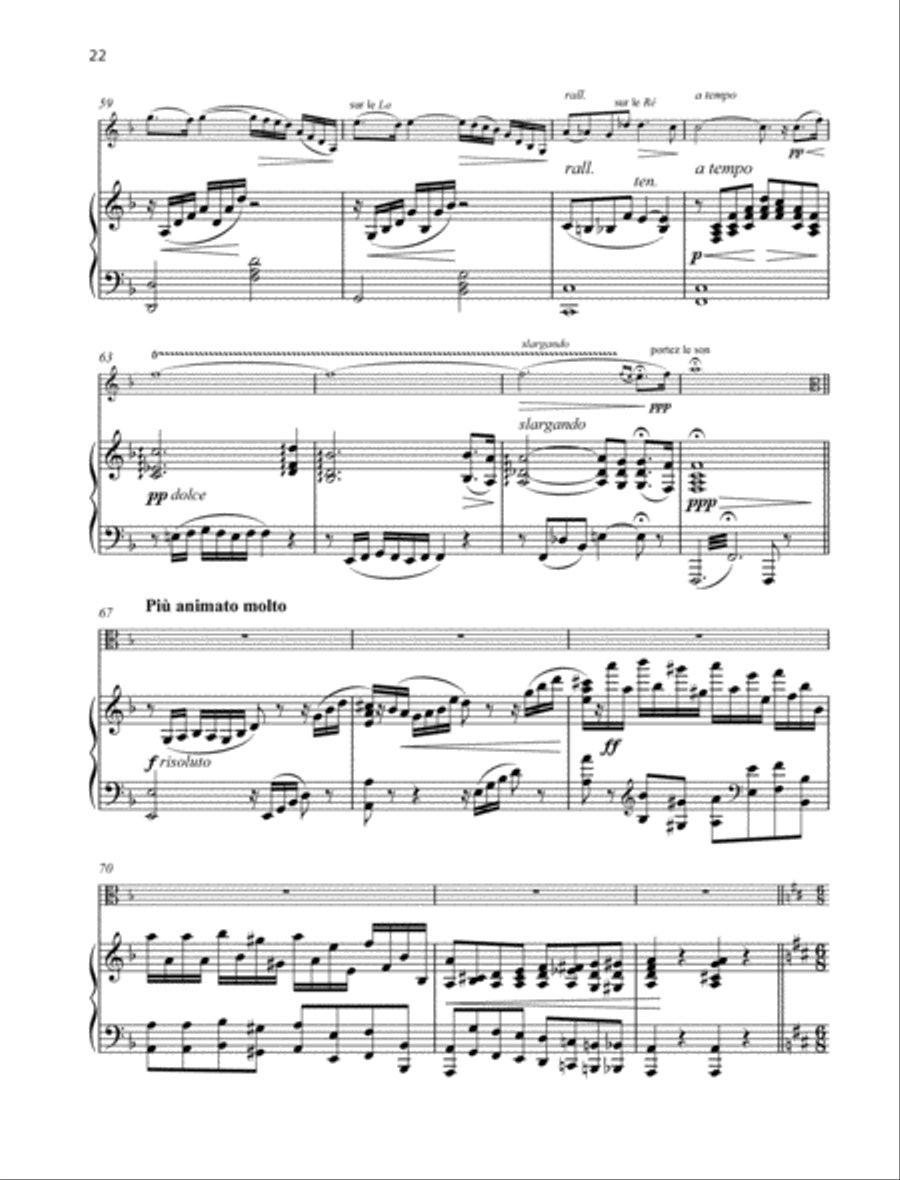 Concertino romantique Piano Accompaniment scores gallery preview page 5