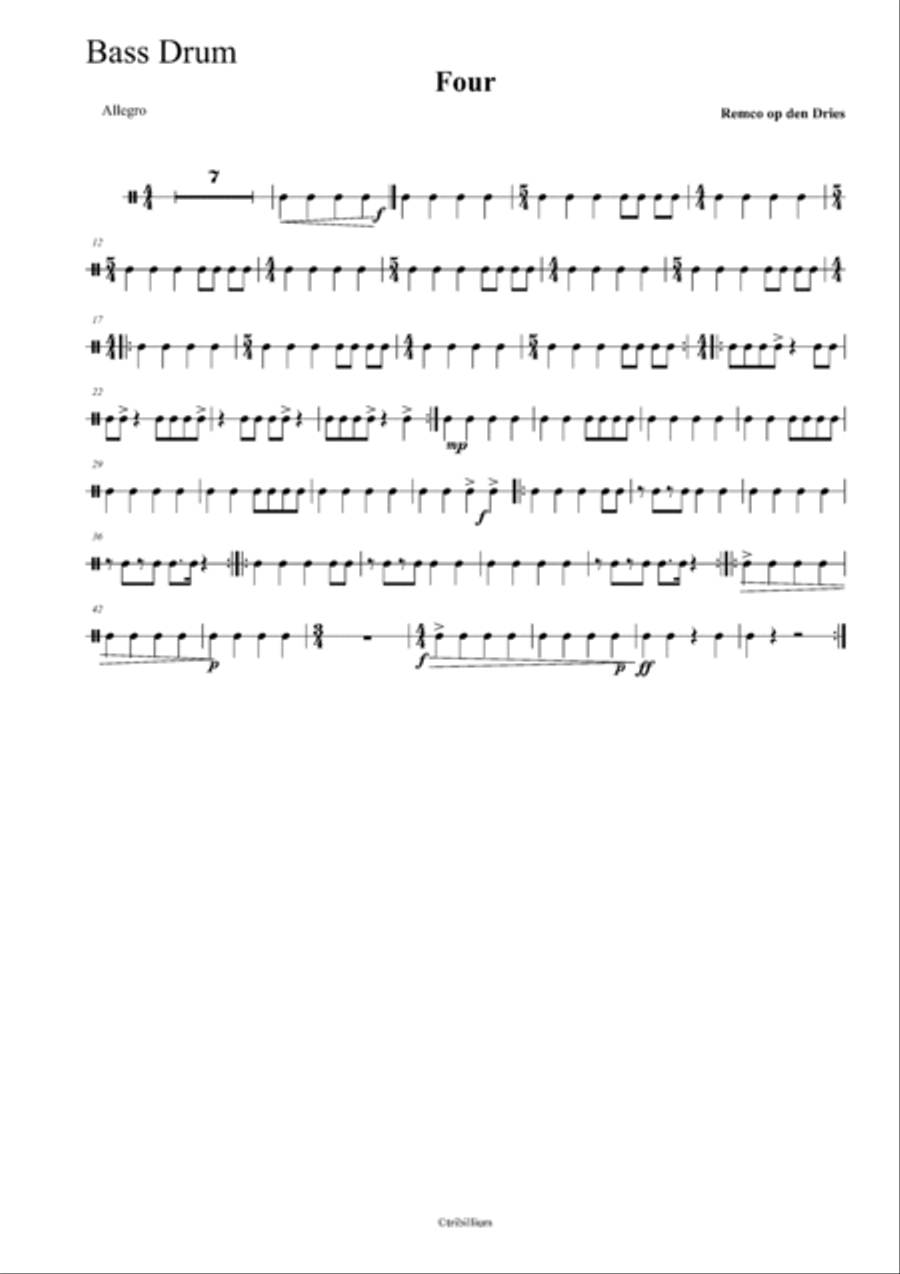 Four Four School and Community scores gallery preview page 5