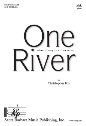 Book cover for One River - SA Octavo