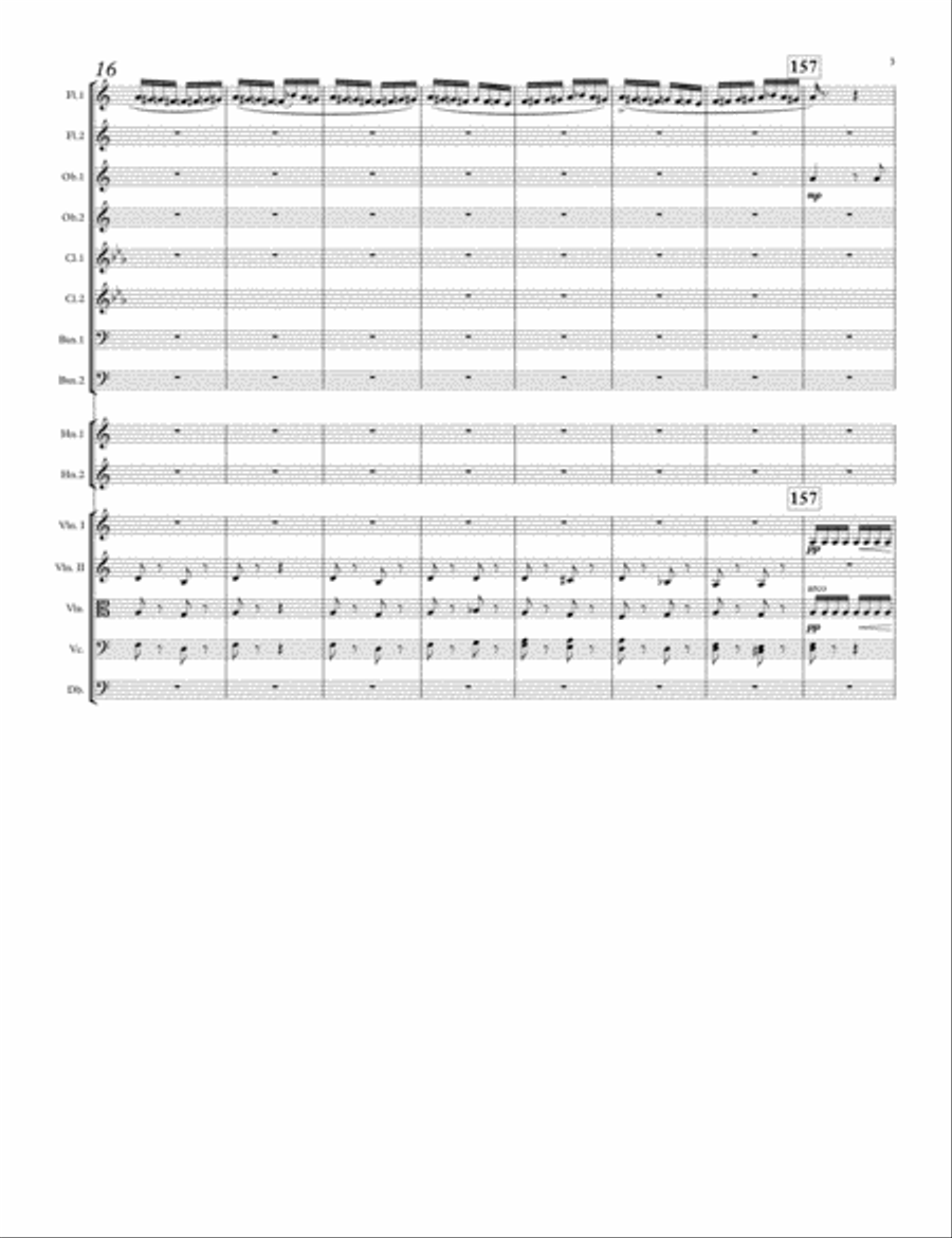 The Flight of the Bumblebee for orchestra Full Orchestra scores gallery preview page 3