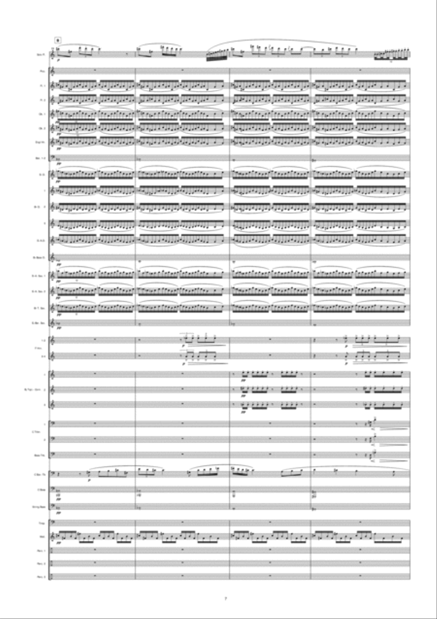 Night In Venice Concert Band scores gallery preview page 8