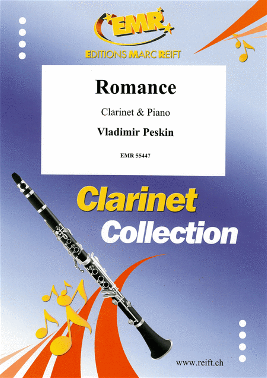Romance Clarinet Solo scores gallery preview page 1