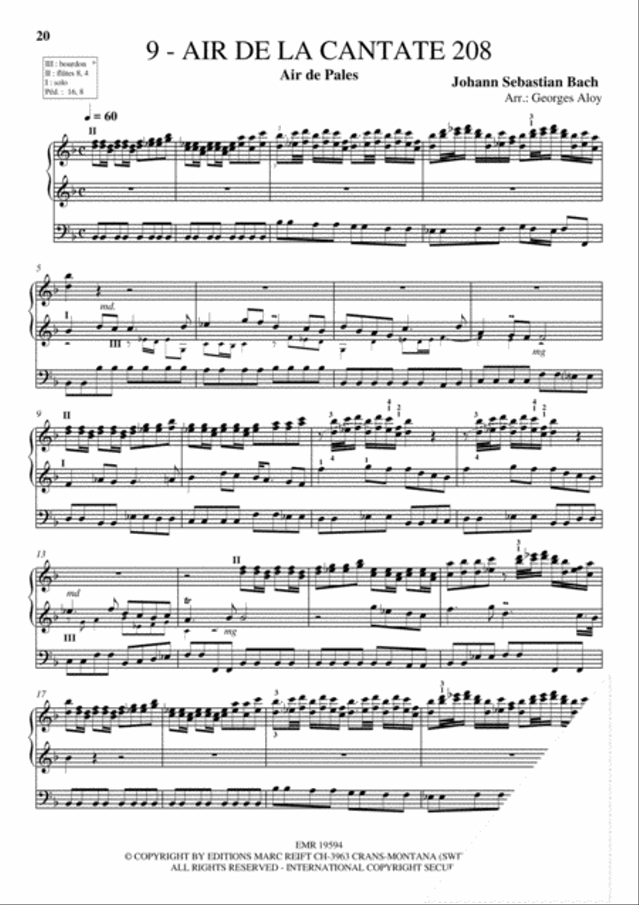 24 Pieces celebres Volume 1 Organ scores gallery preview page 12