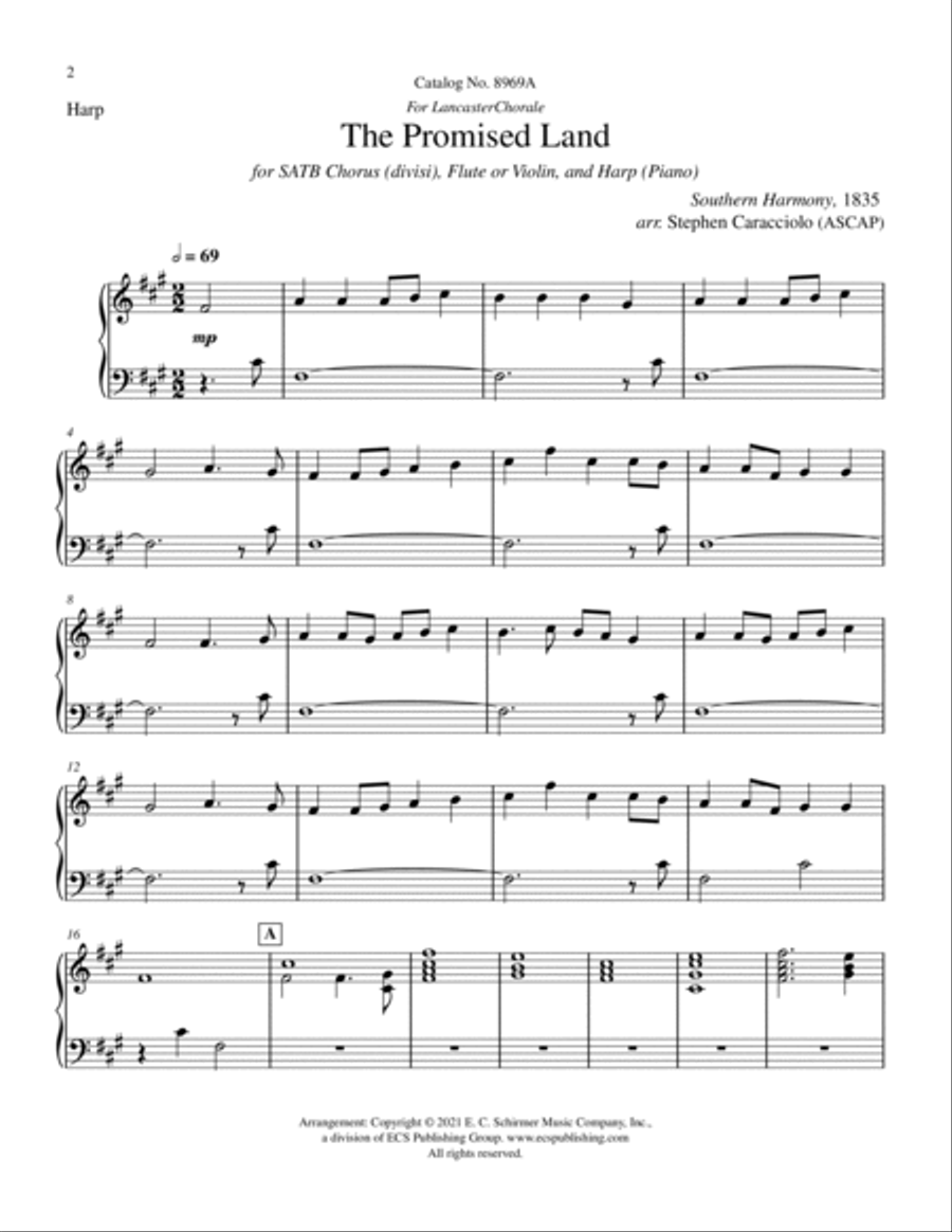 The Promised Land Choir scores gallery preview page 4