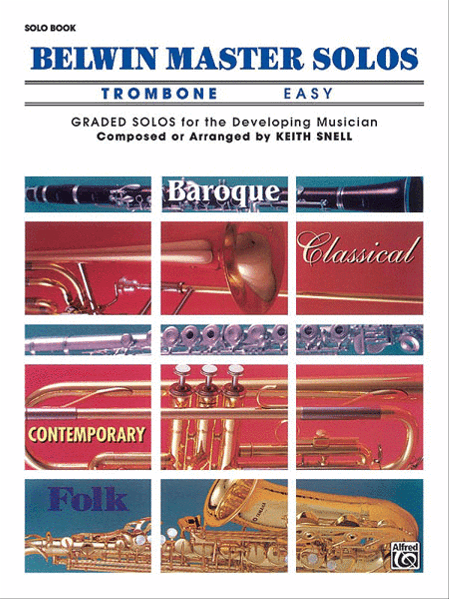 Belwin Master Solos (Trombone), Volume 1 Baritone Horn scores gallery preview page 1