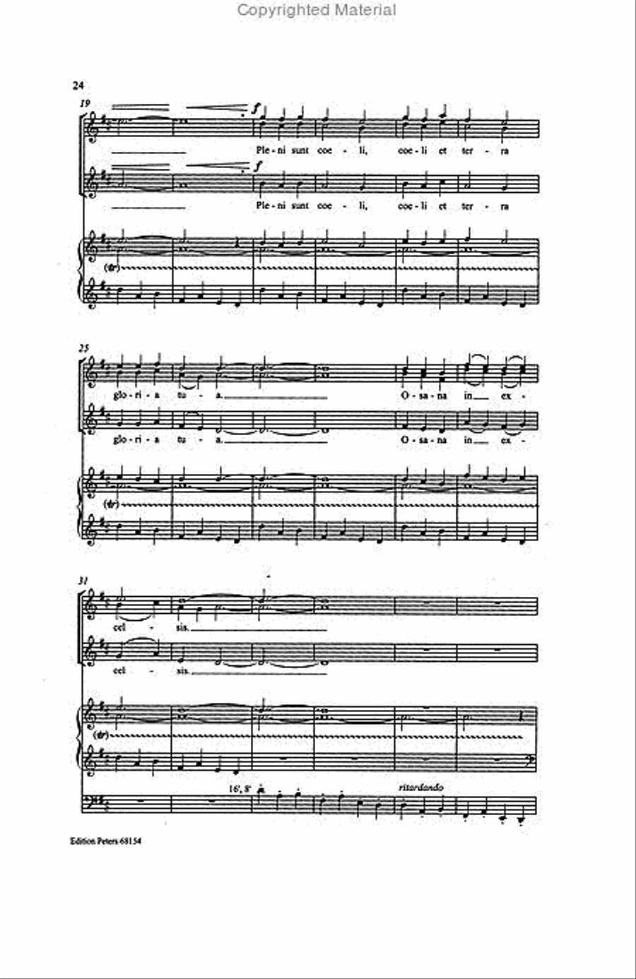 Missa Brevis for SATB Choir and Organ image number null