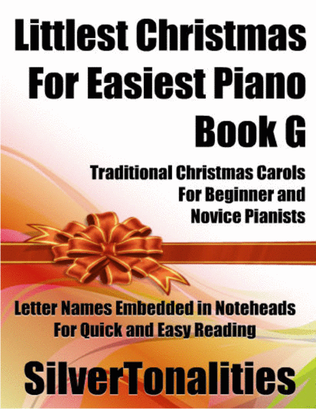 Book cover for Littlest Christmas for Easiest Piano Book G