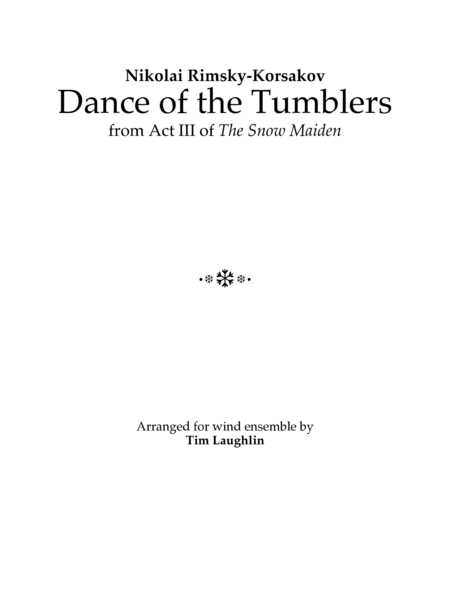 Dance of the Tumblers (Band) image number null