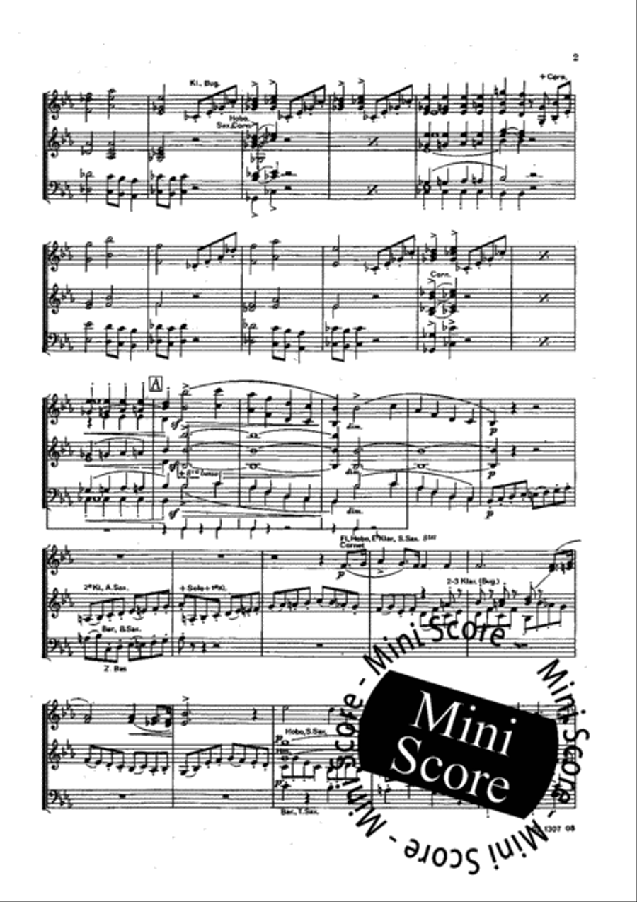 Marche Heroique Concert Band scores gallery preview page 4
